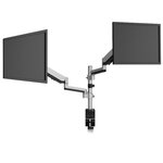 Accessoires informatique support double écran V7 DM1DTAS-1E infinytech Réunion 3
