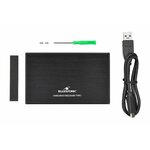 Matériels informatique boitier HDD SSD 2.5 USB Type-C Noir infinytech Réunion 3
