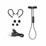 Accessoires téléphonie écouteurs sport WE CONNECT Bluetooth IPX4 Noir infinytech Réunion 3