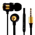 Accessoires téléphonie écouteurs VOLKANO Alliage Série VK-1007-GD Métal Gold infinytech Réunion 1