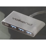 Matériels informatique hub 3 ports VOLKANO VK-20058 USB-C infinytech Réunion 3