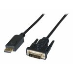 Câble DisplayPort Mâle vers DVI-D Mâle 1,80m