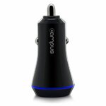 Accessoires auto chargeur allume-cigare CAMPUS Noir 2.4A Double USB CH-C2U24B infinytech Réunion 2