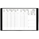 Fournitures bureautique agenda de bureau 21x27 cm PVC Noir infinytech Réunion 2