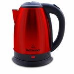Petit électroménager bouilloire inox TECHWOOD TBI-1805 1.8L Rouge infinytech Réunion 1