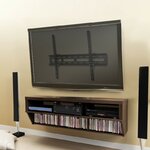 Accessoires vidéo support mural discret avec inclinaison V7 pour écrans de 32 à 65 infinytech Réunion 3