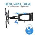 Accessoires vidéo support mural articulé V7 pour écrans de 10 à 43 infinytech Réunion 3