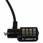 Matériels informatique câble de sécurité VOLKANO VK-20022-BK infinytech Réunion 1