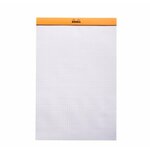 Fournitures bureautique Bloc RHODIA agrafé N°19 Format A4 Plus petits carreaux 5x5 Orange infinytech Réunion 2