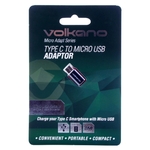 Matériels informatique adaptateur VOLKANO VK-20037-BK USB-C vers Micro USB infinytech Réunion 2