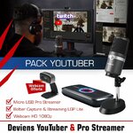 Matériels informatique pack Youtuber Pro Steamer AVERMEDIA infinytech Réunion 2