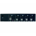 Matériels informatique switch KVM DEXLAN 4 ports HDMI 4K USB Audio et câbles infinytech Réunion 3