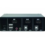 Matériels informatique switch KVM DEXLAN 2 ports HDMI 4K USB Audio et câbles infinytech Réunion 3