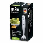 Petit électroménager mixeur plongeant BRAUN MultiQuick 1 MQ100 Dip Blanc infinytech Réunion 3