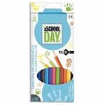 Pochette de 12 crayons de couleur assortis WONDAY