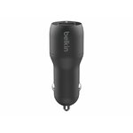 Accessoires téléphonie chargeur allume-cigare BELKIN 2 ports USB Noir avec câble lightning infinytech Réunion 4