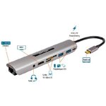 Matériels informatique station daccueil MCL USB type-C HDMI RJ-45 et lecteur de carte infinytech Réunion 4