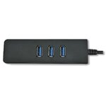 Matériels informatique adaptateur MCL USB type-C mâle vers RJ45 Gigabit et hub 3 ports USB 3.0 infinytech Réunion 2