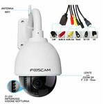 Matériels vidéo Camera IP Wi-Fi exterieure motorisee HD FOSCAM FI9828P infinytech Réunion 2