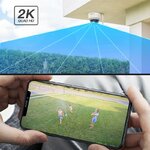 Matériel de vidéosurveillance caméra IP dôme motorisée 4MP FOSCAM D4Z infinytech Réunion 4