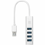 Matériels informatique Hub 4 ports USB 3.0 D2 DIFFUSION 2 alimentations infinytech Réunion 1