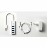 Matériels informatique Hub 4 ports USB 3.0 D2 DIFFUSION 2 alimentations infinytech Réunion 2