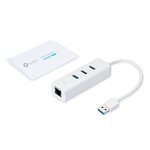 Matériels informatique adaptateur USB Ethernet Gigabit TP-LINK UE330 avec Hub 3 ports USB 3.0 infinytech Réunion 2