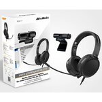 Pack télétravail AVERMEDIA BO317 Webcam et casque infinytech Réunion 1