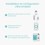 Matériels informatique routeur TP-Link Deco M4 1-Pack Systèmes Mesh WiFi AC1200 infinytech Réunion 2