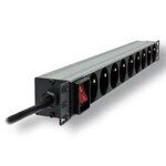 Matériels informatique multiprise rackable avec interrupteur MCL 9 prises avec terre 16A infinytech Réunion 2