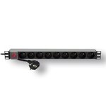 Matériels informatique multiprise rackable avec interrupteur MCL 9 prises avec terre 16A infinytech Réunion 1