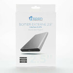 Matériels informatique boitier HDD externe USB-C HEDEN 0-BEHED25USBCS 2.5 SATA Argent infinytech Réunion 2