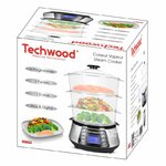 Petit électroménager cuiseur vapeur inox TECHWOOD TCV-1150 infinytech Réunion 2