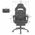Matériels infor siège Gaming SOG Mustang Noir infinytech Réunion 6
