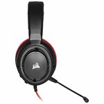 Matériels informatique casque micro CORSAIR HS35 Rouge infinytech Réunion 3