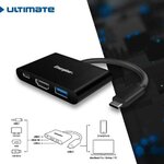 Matériels informatique adaptateur ENERGIZER HC303CV USB-C vers USB-A 3.0 HDMI USB-C 12 cm infinytech Réunion 2