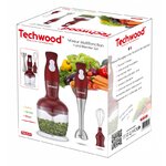Petit électroménager mixeur Plongeur TECHWOOD TMS-8365 avec Fouet et Bol Hachoir infinytech Réunion 5