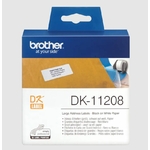 Consommables informatique rouleau d'étiquettes BROTHER DK-11208 Noir sur blanc 38 x 90 mm infinytech Réunion 2