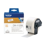 Consommables informatique rouleau détiquettes BROTHER DK-11208 Noir sur blanc 38 x 90 mm infinytech Réunion 1