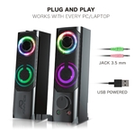 Matériels informatique enceintes 2.0 SOUNDPHONIC RGB 6W RMS infinytech Réunion 3