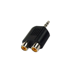 Matériels informatique adaptateur APM Jack 3.5mm Male vers 2 RCA Stéréo Femelle infinytech Réunion 1