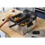 Petit électroménager friteuse électrique cuve amovible 6L inox SENYA Family Fryer infinytech Réunion 2