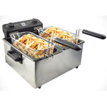 Petit électroménager friteuse électrique cuve amovible 6L inox SENYA Family Fryer infinytech Réunion 1