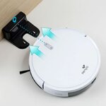 Petit électroménager aspirateur robot laveur connecté SENYA My Little Robot Blanc infinytech Réunion 2