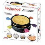 Petit électroménager raclette Crêpiere Electrique TECHWOOD TRC-604 infinytech Réunion 02