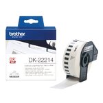 Consommables informatique rouleau de papier continu BROTHER DK-22214 12mm infinytech Réunion 02