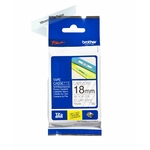 Consommables informatique cassette à ruban pour étiqueteuse BROTHER TZe-141 Transparent 18 mm infinytech Réunion 01