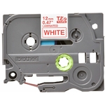 Consommables informatique cassette à ruban pour étiqueteuse BROTHER TZe-232 Rouge sur Blanc 12 mm infinytech Réunion 02