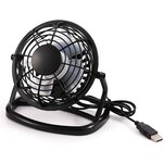 Accessoires ventilateur USB D2 DIFFUSION D2VENT13 Noir 13cm rotation 360 infinytech Réunion 01