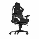 Matériels informatique siège Gamer NOBLECHAIRS EPIC CUIR VÉRITABLE NOIR BLANC ROUGE infinytech Réunion 02